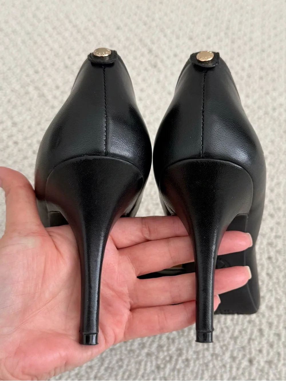 Michael Kors Black Leather Heels